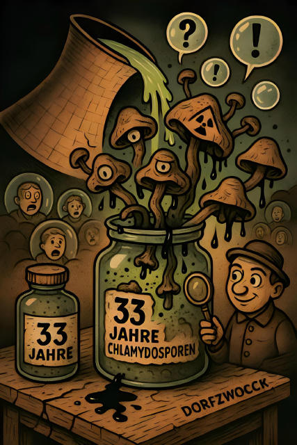 Dorfzwockel bei der Arbeit
