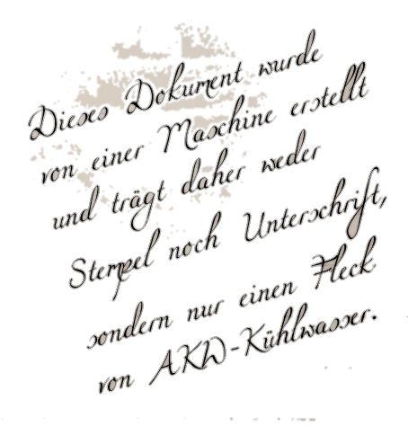 Unterschrift Arbeitgeber